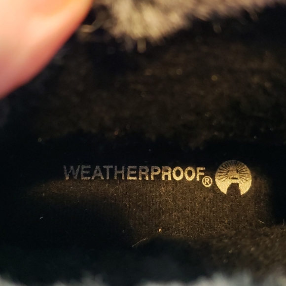 *3 for $25*   Weatherproof Black Boots - Size 6.5 Wide - Picture 5 of 10